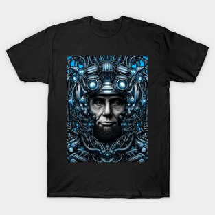 Cyberpunk Cyborg Abraham Lincoln #1 T-Shirt